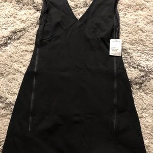 Black zipper dress